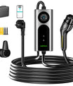 NOEIFEVO CY01 Typ 2 Laddkabel Schuko 220V, 3,7kW Mobil väggbox med APP, 6-16A 1-fas Laddkabel för Alla EVs (IEC 62196-2) & PHEVs