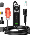 NOEIFEVO Q21W Wlan nabíjačka elektromobilov Wallbox 11kW s diaľkovým ovládaním APP, 5m/10m Type2 CEE16A 3-fázový nabíjací kábel 