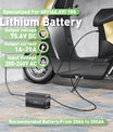 NOEIFEVO 75.6V 20A Lithium-Batterieladegerät für 66.6V 18S Lithium-Li-Ionen-Lipo-Batterie, LCD-Anzeige, Strom einstellbar, Ladegerät für E-Bike, Roller, Elektromotorrad