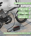 מטען סוללות ליתיום NOEIFEVO 88.2V 2-20A לסוללת ליתיום-לי-יון-ליפו 77.7V 21S, תצוגת LCD, זרם מתכוונן, מטען לאופניים חשמליים, קטנוע, אופנוע חשמלי.