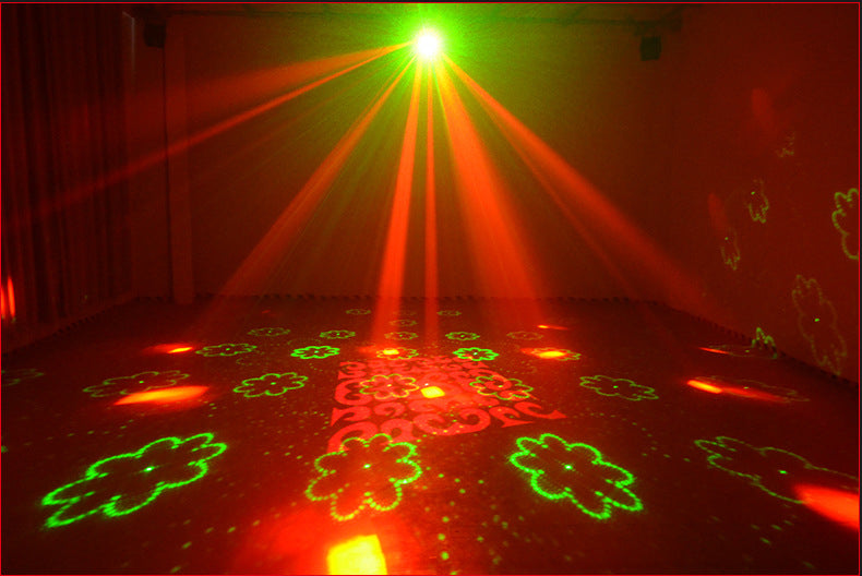 3v1 DMX RGBW party světlo, LED laser, stroboskop, disco DJ beam spot, jevištní osvětlení, motýlí světlo pro taneční klub a svatbu