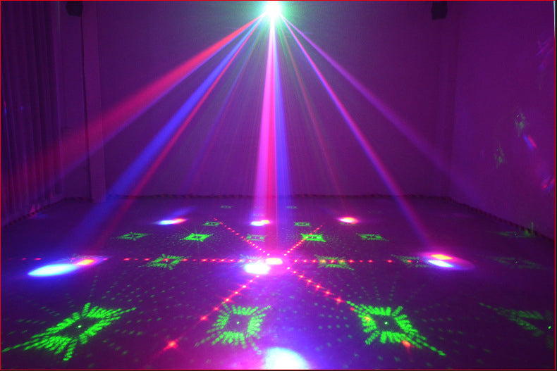 3v1 DMX RGBW party světlo, LED laser, stroboskop, disco DJ beam spot, jevištní osvětlení, motýlí světlo pro taneční klub a svatbu