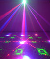 3v1 DMX RGBW party světlo, LED laser, stroboskop, disco DJ beam spot, jevištní osvětlení, motýlí světlo pro taneční klub a svatbu
