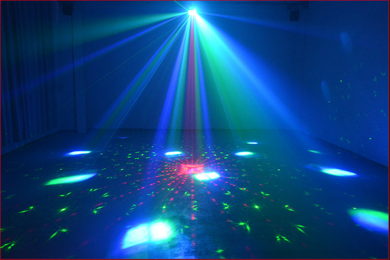 3v1 DMX RGBW party světlo, LED laser, stroboskop, disco DJ beam spot, jevištní osvětlení, motýlí světlo pro taneční klub a svatbu