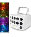 3v1 DMX RGBW party světlo, LED laser, stroboskop, disco DJ beam spot, jevištní osvětlení, motýlí světlo pro taneční klub a svatbu