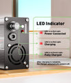 NOEIFEVO 42V 10A Lithium-Oplader til 10S 37.0V Batteri, LED-Display, Aluminiumhus, Blæser