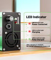 NOEIFEVO 21V 5A Carregador de Lítio para Baterias Li-Ion Lipo 5S 18,5V, Ventilador de Refrigeração, Desligamento Automático (VERDE)