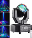 36W festlys, roterbart spot med lysstrålemønster, RGB fullfarge, DMX-kontroll, stemmestyringsmodus, stroboskop-effekt, egnet for DJs, diskotek, familieselskaper og jul.