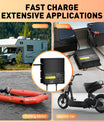 NOEIFEVO 12V 20A 2-bank (10A/bank) universell batteriladdare, 12V vattentät LiFePO4-litium-bly-syra laddare för husbil, båt, motorcykel, gräsklippare, trollingmotor och bly-syrabatteri