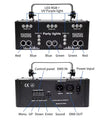 Discolys Partylys, LED RGB-lys DJ-projektor musikstyret DJ-discolys, DMX-effektstråler til KTV, familietræf, bryllup, fødselsdag, Halloween