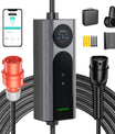 NOEIFEVO Q21W Wlan Mobil Wallbox 11kW med APP fjernkontroll, 5m/10m Type2 CEE16A 3Fas ladekabel elbil