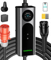 NOEIFEVO Q21W Wlan sähköauton latauslaite mobiili Wallbox 11kW APP-kaukosäätimellä, 5m / 10m Type2 CEE16A 3-vaiheinen latauskaapeli 