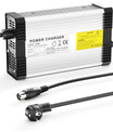 NOEIFEVO 71.4V 5A Lithium-životnostní nabíječka pro 17S 60V 62.9V lithium baterii, s chladicím ventilátorem, automatické vypnutí.