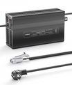 NOEIFEVO 116.8V 1A-12A LiFePO4 batterilader, egnet til 102.4V (96V) 32S LiFePO4 batteri, LCD-display, justerbar strøm