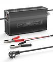 NOEIFEVO 116.8V 1A-12A LiFePO4 batterilader, egnet til 102.4V (96V) 32S LiFePO4 batteri, LCD-display, justerbar strøm