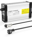 NOEIFEVO 33,6V 12A Lithium-batterilader til 8S 29,6V 30V Lithium-batteri, med køleventilator, automatisk slukning.