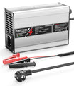 NOEIFEVO Carregador de Bateria de Lítio 33.6V 2A 3A 4A 5A para Baterias Li-Ion Lipo 8S 29.6V, com Ventilador de Refrigeração e Desligamento Automático