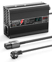 NOEIFEVO Caricabatterie al litio 46.2V 4A per batterie 11S 40.7V Li-Ion Lipo, con display LCD, ventola di raffreddamento, spegnimento automatico