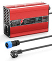 Noeifevo 29.4V 2A 3A 4A 5A מטען ליתיום עבור סוללות 7S 25.9V Li-Ion Lipo, מאורר קירור, כיבוי אוטומטי (אדום)