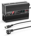 NOEIFEVO 14.6V 10A LiFePO4 Batterie-Ladegerät for 4S 12V 12.8V LiFePO4 Batterie, med LCD-display, Køleventilator, Automatisk Afslutning