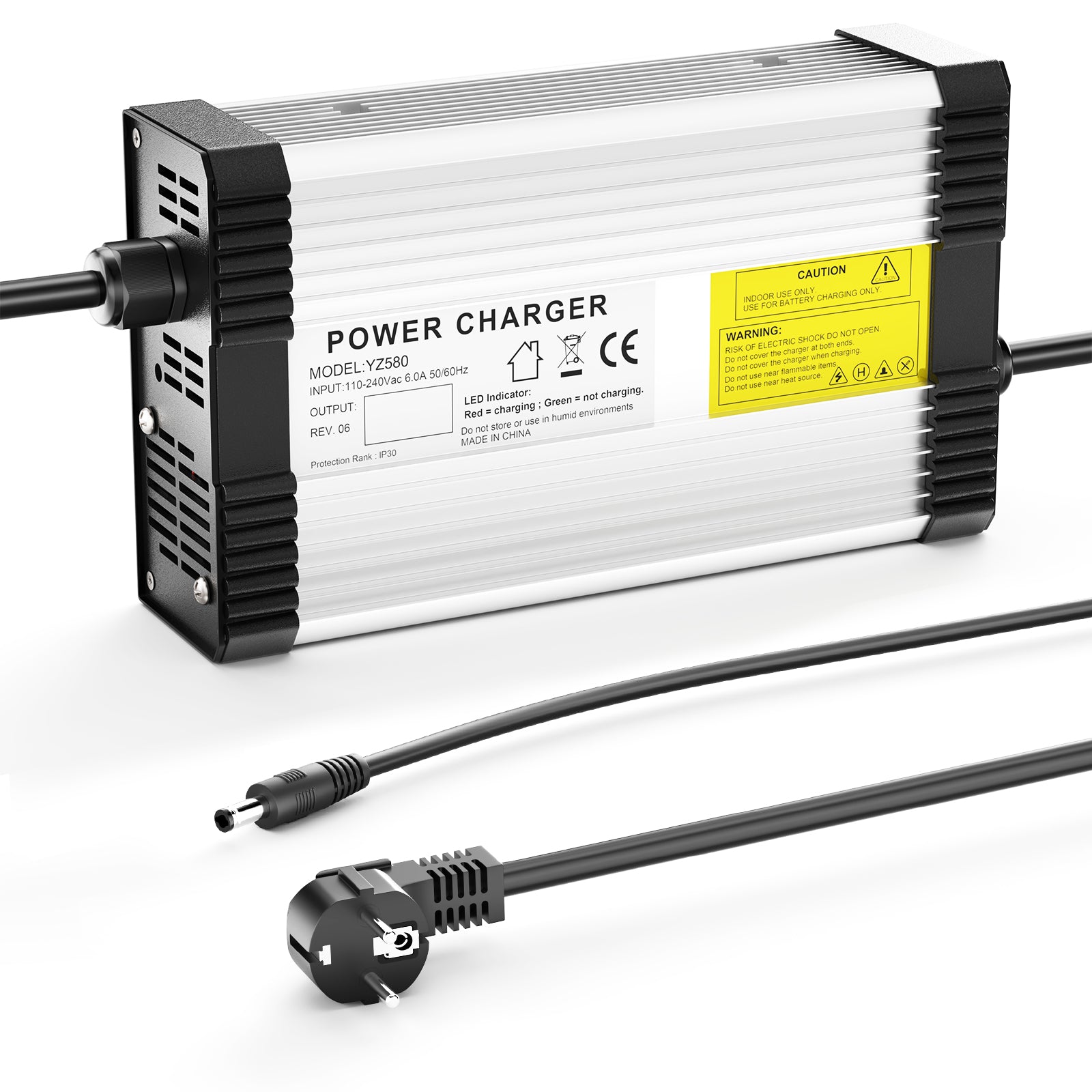 NOEIFEVO 87.6V 4.5A LiFePO4-batterijlader voor 72V 76.8V 24S LiFePO4-batterij, met koelfan, automatische uitschakeling