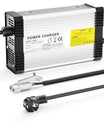 Carregador de bateria LiFePO4 NOEIFEVO 14.6V 20A para bateria LiFePO4 12V 12.8V 4S, com ventilador de refrigeração e desligamento automático.