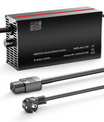 NOEIFEVO 60V 2A-20A Stroom Instelbaar Acculader voor Loodzuuraccu's, AGM, Gel, Golfwagen Acculader, LED-display