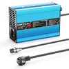 NOEIFEVO 63V 4A litiumbatterilader for 55,5V 15S batteri automatisk avstenging E-sykkelscooter elektrisk motorsykkel med kjølevifte