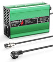 NOEIFEVO 16.8V 5A 6A 7A 8A 10A Carregador de Lítio para Baterias Li-Ion Lipo 4S 14.8V, Ventilador de Resfriamento, Desligamento Automático (VERDE)