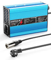 NOEIFEVO 12,6V 10A Lithium-Ladegerät für 3S 11,1V Li-Ion Lipo-Batterien,  Kühlventilator, automatischer Abschaltung（BLUE）