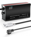 NOEIFEVO 60V 2A-20A Stroom Instelbaar Acculader voor Loodzuuraccu's, AGM, Gel, Golfwagen Acculader, LED-display
