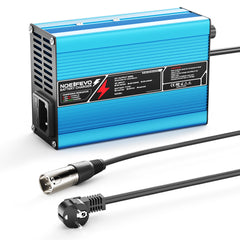 NOEIFEVO 25.2V 10A Lithium-Batterieladegerät für 22.2V 6S-Batterie, automatische Abschaltung, Aluminiumgehäuse, mit Lüfter