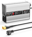 NOEIFEVO 42V 2A 3A 3.5A 4A Lithium-Oplader til 10S 37V Li-Ion Lipo Batterier, Køleventilator, Automatisk Afbrydelse