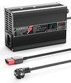 NOEIFEVO 24V 6A litium LiFePO4 batteriladdare, laddningsspänning 29,2V, med fläkt, aluminiumhölje, LCD-skärm