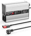 מטען ליתיום NOEIFEVO 54.6V 2A 2.5A 3A עבור סוללות Li-Ion Lipo 13S 48.1V, מאוורר קירור, כיבוי אוטומט