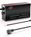 NOEIFEVO 75.6V 2-20A Ładowarka do akumulatorów litowo-jonowych dla akumulatorów 66.6V 18S Lithium-Li-Ion-Lipo, wyświetlacz LCD, regulowany prąd, ładowarka do rowerów elektrycznych, skuterów, motocykli elektrycznych
