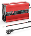 Caricabatterie NOEIFEVO 16.8V 5A 6A 7A 8A 10A per batterie Li-Ion Lipo 4S 14.8V, con display LCD, ventola di raffreddamento, spegnimento automatico (ROSSO).