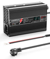 NOEIFEVO Caricabatterie al litio 46.2V 4A per batterie 11S 40.7V Li-Ion Lipo, con display LCD, ventola di raffreddamento, spegnimento automatico