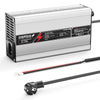 NOEIFEVO 37,8 V 10A litio al batterie per Caricabatterie   per batterie 33,3 V 9S, spegnimento automatico, alloggiamento in alluminio, con ventola (argento)
