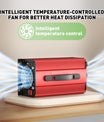 Noeifevo 87.6V 25A מטען לסוללת LiFePO4 עבור סוללת LiFePO4 76.8V (72V) 24S, עבור מערכות אחסון אנרגיה ביתיות, סירות ורכב גולף