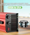 Noeifevo 87.6V 25A מטען לסוללת LiFePO4 עבור סוללת LiFePO4 76.8V (72V) 24S, עבור מערכות אחסון אנרגיה ביתיות, סירות ורכב גולף