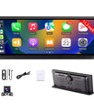 NOEIFEVO Tela Wireless Carplay Atualizada de 11,3 Polegadas para Carros com Dashcam 4K e Câmera de Ré 1080p, Suporte para Apple Carplay e Android Auto, Rádio de Carro com Navegação GPS/Link de Espelho/Controle por Voz/FM/Bluetooth.