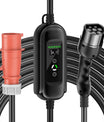 Noeifevo Type 2 Mobil EV Wallbox, 11KW 3-fas CEE16A Justerbar Laddningskraft EV-laddare, 5m/10m/15m EV-laddkabel för Model Y/3, ID.3/4/5, MG4, EX30, e-up, e-tron, Zoe och andra elbilar.
