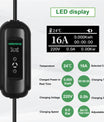 Noeifevo Portable Type1 da 3,6 kW 16 A Caricabatterie per veicoli elettrici，5 m/10 mda mobile cavo di ricarica per veicoli elettrici con Schuko 