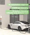 Noeifevo Power Fast Charging Cable 11kW 16A Type 2 to CEE EV Charger 5m/10m/15m