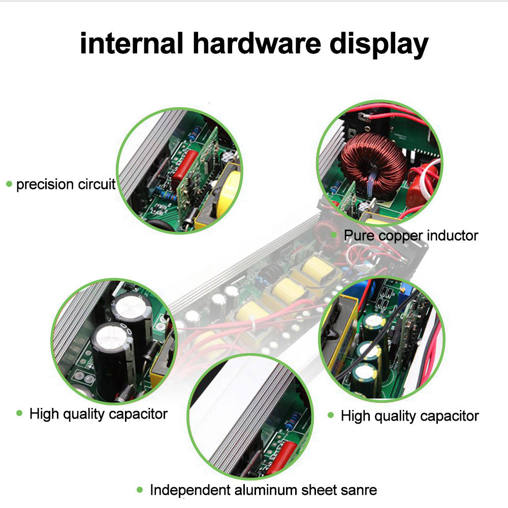 Měnič napětí DC 12V na AC110V 220V 3000W 4000W 5000W 6000W 8000W Měnič napětí Solární měnič