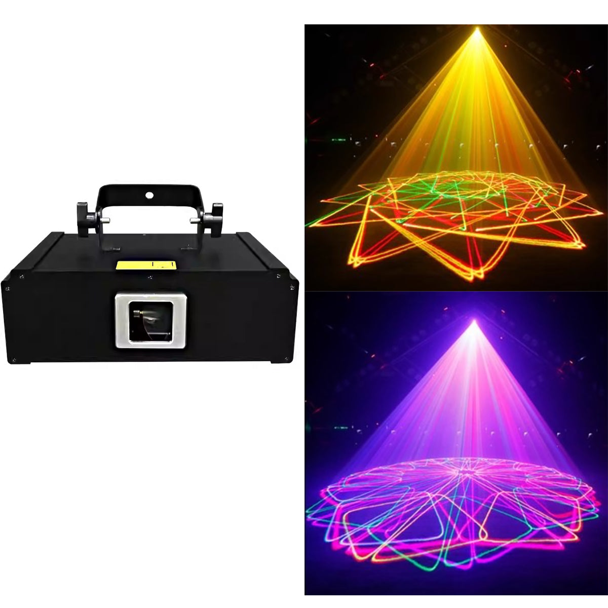 2W Vollfarben-Phantom-Laserlicht, professionelles Bühnenlicht, geeignet für KTV, Bars, Nachtclubs und Bühnenaufführungen