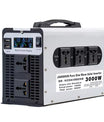 Reiner Sinus-Wechselrichter 1500W/3000W DC 12V 24V 48V 60V 72V auf AC 220V 50Hz Konverter Solar-Autobatterie-Wechselrichter mit LED-Anzeige