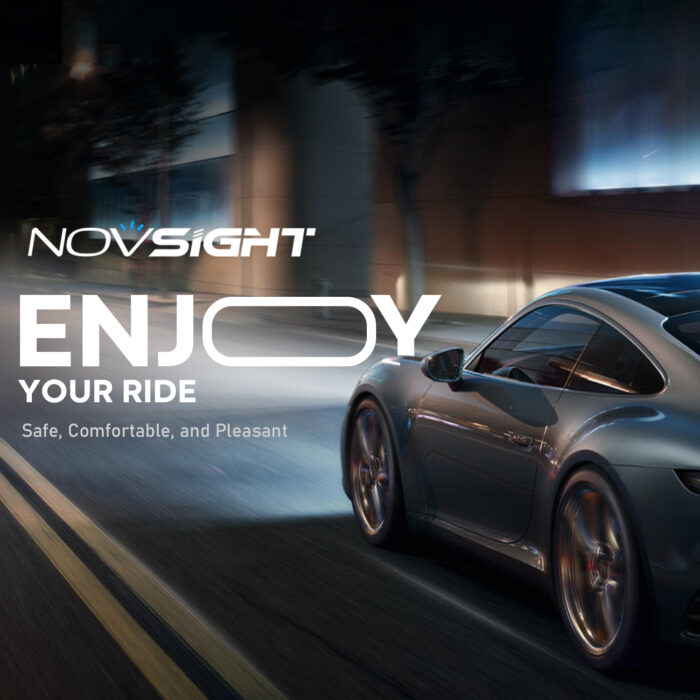 NOVSIGHT H7 LED světlomety 90W 20000LM dálkové/potkávací světlo 6500K bílá