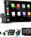 NOEIFEVO Draadloos Carplay-scherm voor auto's met 4K Dashcam, 9